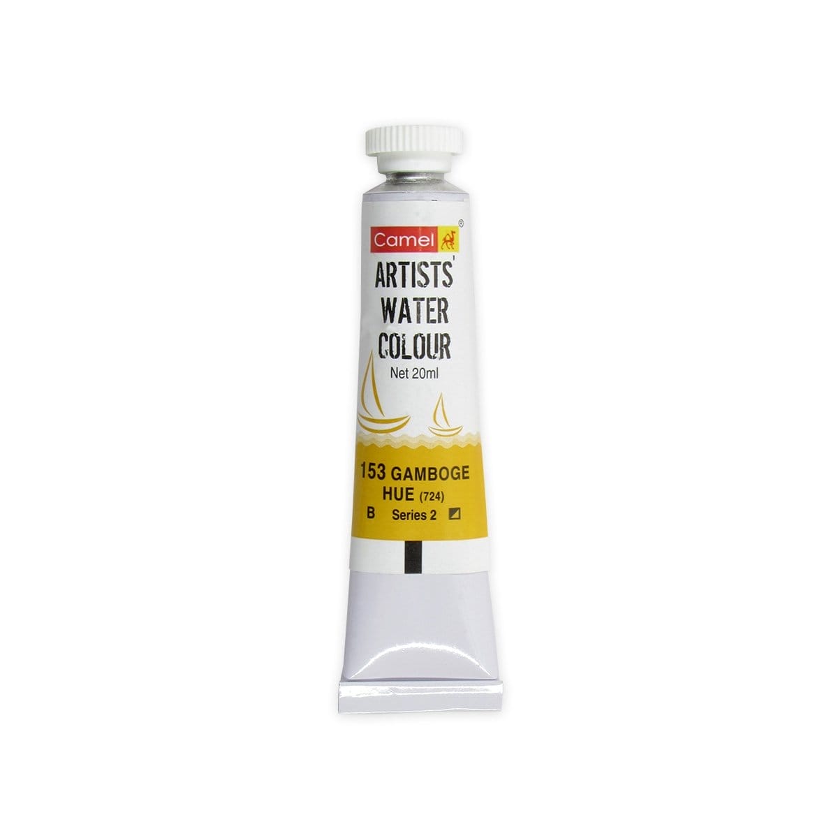 Camel Artist Watercolour Tubes (20 ml) - Series 2 - Gamboge Hue (153) Camel Camlin Artists Watercolor Tube 20ml Gamboge Hue Camel Artist Watercolour Tubes (20 ml) - Series 2 - Gamboge Hue (153)