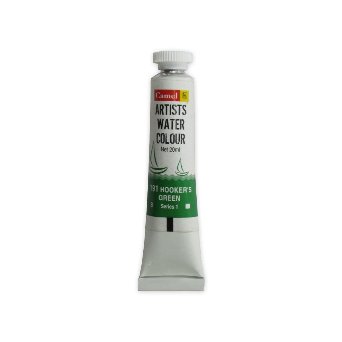 Camel Artist Watercolour Tubes (20 ml) - Series 1 - Hooker's Green (191) Camel Camlin Artists Watercolor Tube 20ml Hookers Green Camel Artist Watercolour Tubes (20 ml) - Series 1 - Hooker's Green (191)