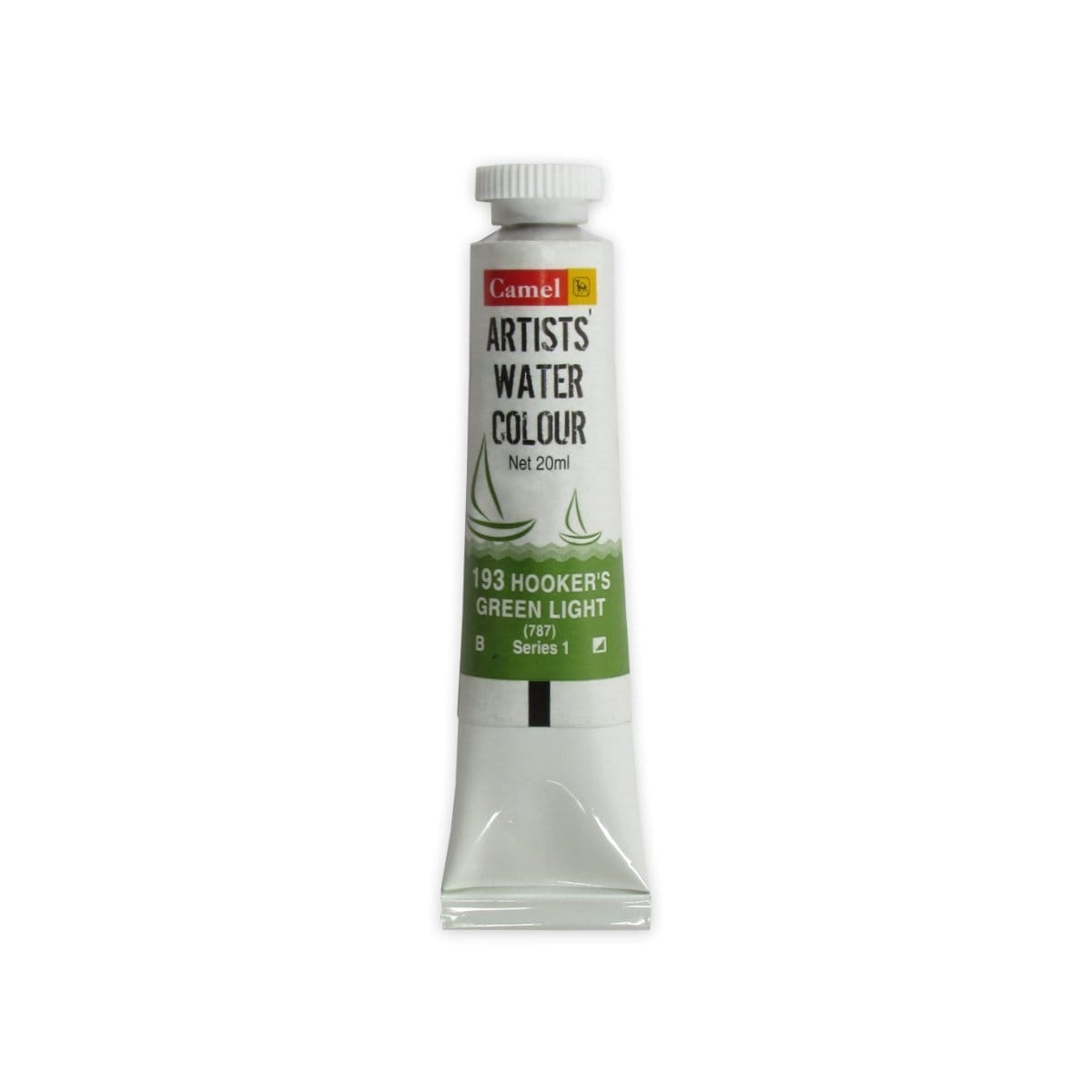 Camel Artist Watercolour Tubes (20 ml) - Series 1 - Hooker's Green Light (193) Camel Camlin Artists Watercolor Tube 20ml Hookers Green Light Camel Artist Watercolour Tubes (20 ml) - Series 1 - Hooker's Green Light (193)