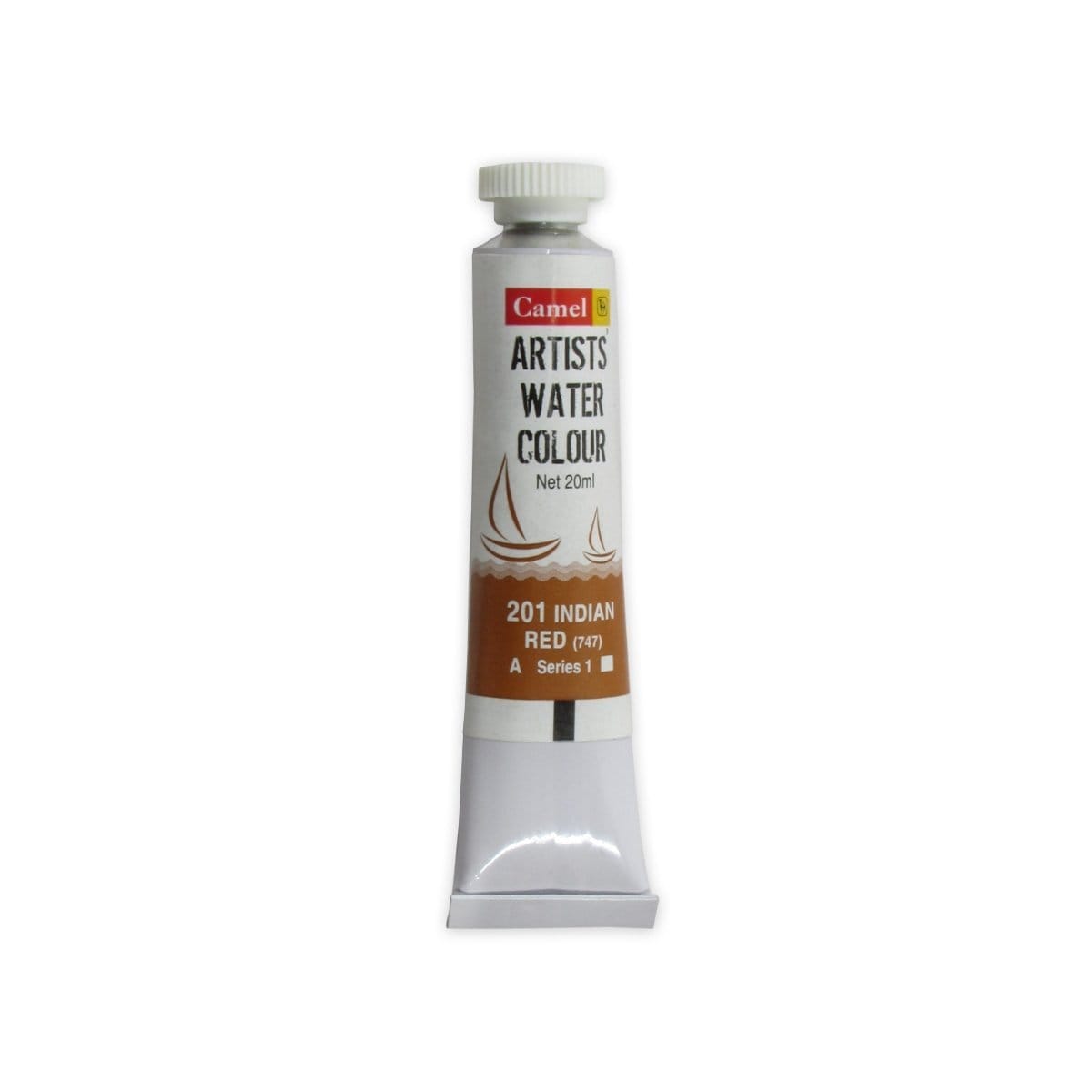 Camel Artist Watercolour Tubes (20 ml) - Series 1 - Indian Red (201) Camel Camlin Artists Watercolor Tube 20ml Indian Red Camel Artist Watercolour Tubes (20 ml) - Series 1 - Indian Red (201)