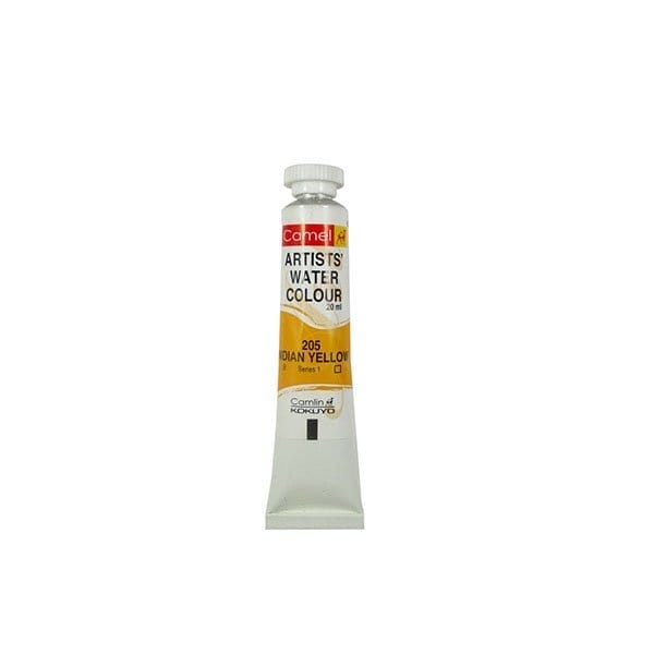 Camel Artist Watercolour Tubes (20 ml) - Series 1 - Indian Yellow (205) Camel Camlin Artists Watercolor Tube 20ml Indian Yellow Camel Artist Watercolour Tubes (20 ml) - Series 1 - Indian Yellow (205)