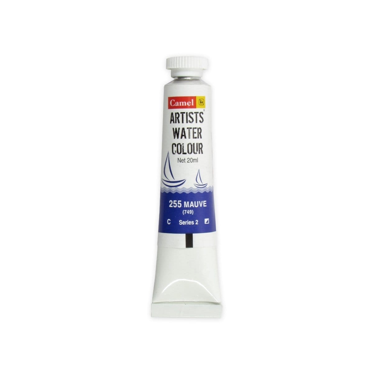 Camel Artist Watercolour Tubes (20 ml) - Series 2 - Mauve (255) Camel Camlin Artists Watercolor Tube 20ml Mauve Camel Artist Watercolour Tubes (20 ml) - Series 2 - Mauve (255)
