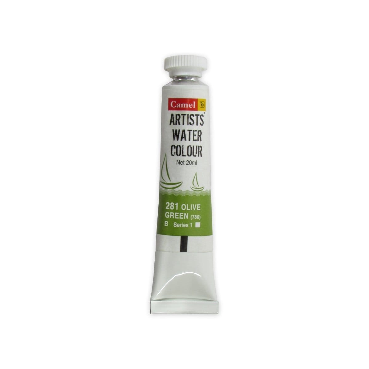Camel Artist Watercolour Tubes (20 ml) - Series 1 - Olive Green (281) Camel Camlin Artists Watercolor Tube 20ml Olive Green Camel Artist Watercolour Tubes (20 ml) - Series 1 - Olive Green (281)