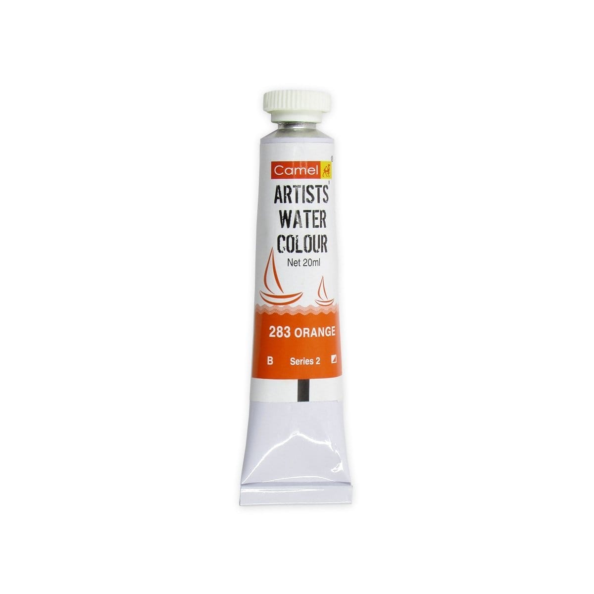 Camel Artist Watercolour Tubes (20 ml) - Series 2 - Orange (283) Camel Camlin Artists Watercolor Tube 20ml Orange Camel Artist Watercolour Tubes (20 ml) - Series 2 - Orange (283)
