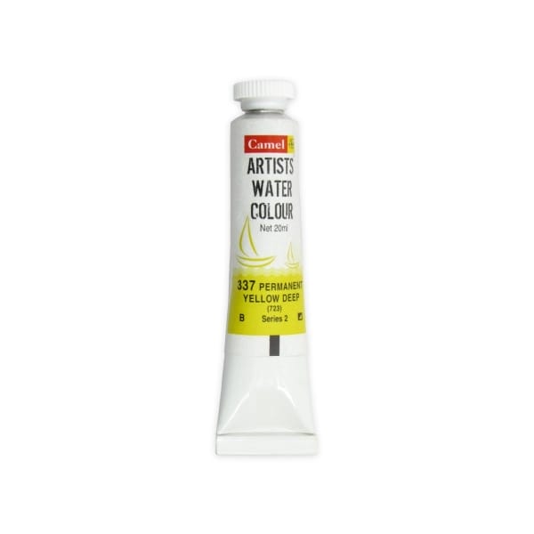 Camel Artist Watercolour Tubes (20 ml) - Series 2 - Permanent Yellow Deep (337)