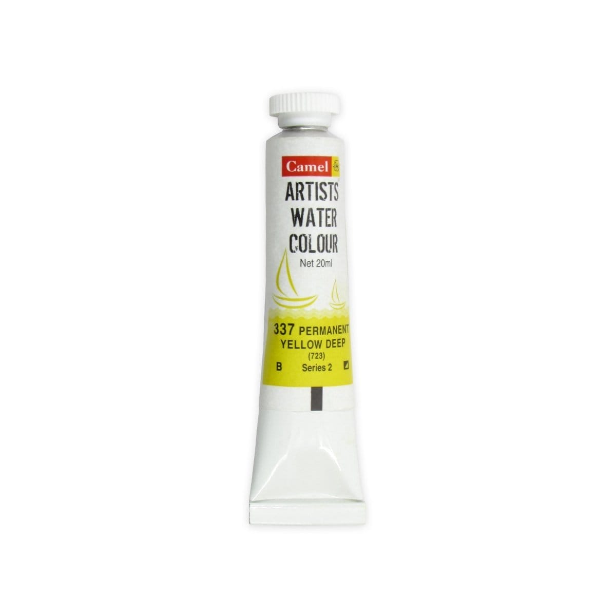 Camel Artist Watercolour Tubes (20 ml) - Series 2 - Permanent Yellow Deep (337) Camel Camlin Artists Watercolor Tube 20ml Permanent Yellow Deep Camel Artist Watercolour Tubes (20 ml) - Series 2 - Permanent Yellow Deep (337)