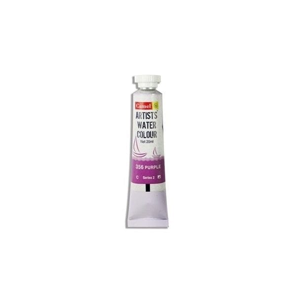 Camel Artist Watercolour Tubes (20 ml) - Series 2 - Purple (356) Camel Camlin Artists Watercolor Tube 20ml Purple Camel Artist Watercolour Tubes (20 ml) - Series 2 - Purple (356)