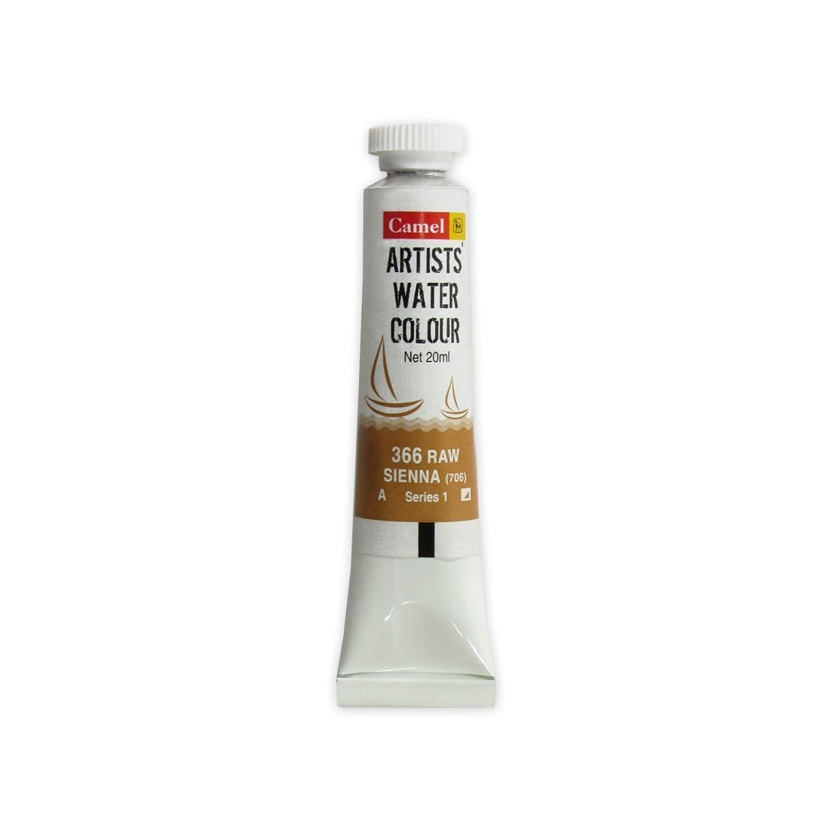 Camel Artist Watercolour Tubes (20 ml) - Series 1 - Raw Sienna (366) Camel Camlin Artists Watercolor Tube 20ml Raw Seinna Camel Artist Watercolour Tubes (20 ml) - Series 1 - Raw Sienna (366)