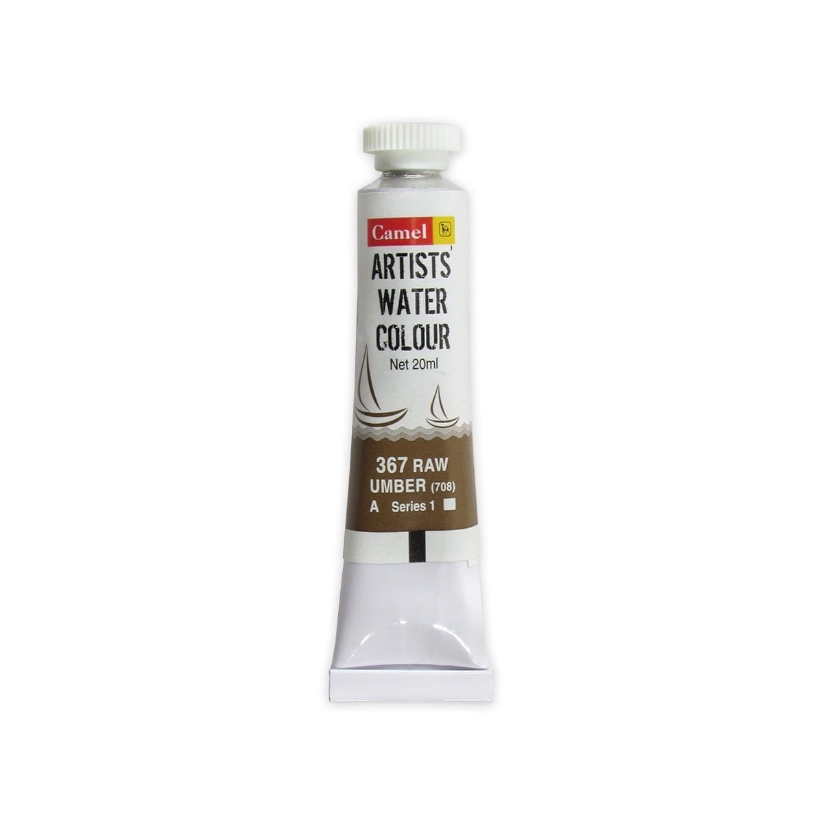 Camel Artist Watercolour Tubes (20 ml) - Series 1 - Raw Umber (367) Camel Camlin Artists Watercolor Tube 20ml Raw Umber Camel Artist Watercolour Tubes (20 ml) - Series 1 - Raw Umber (367)