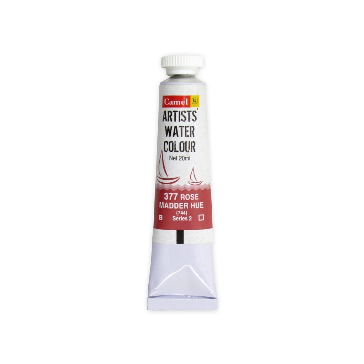 Camel Artist Watercolour Tubes (20 ml) - Series 2 - Rose Madder Hue (377) Camel Camlin Artists Watercolor Tube 20ml Rose Madder hue Camel Artist Watercolour Tubes (20 ml) - Series 2 - Rose Madder Hue (377)