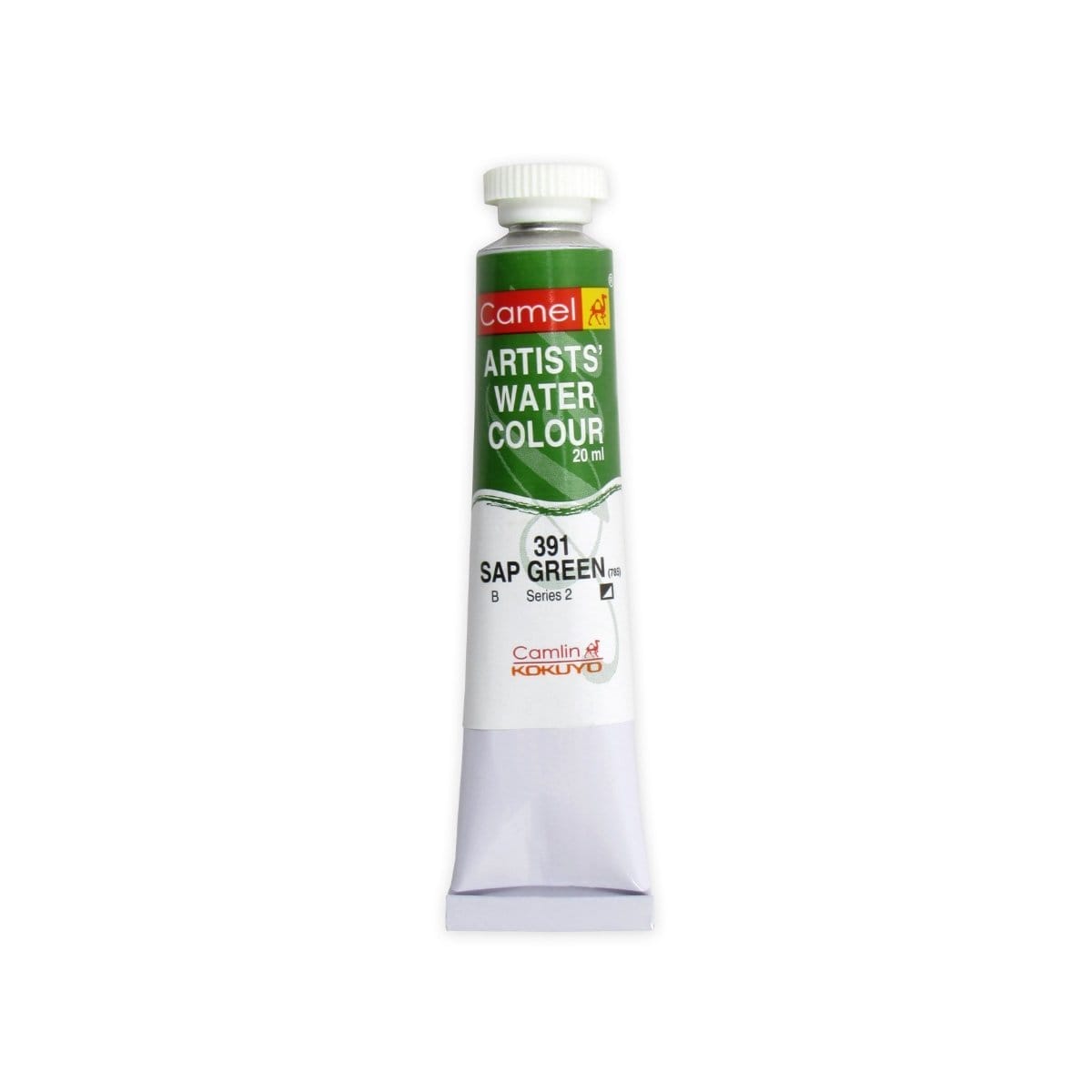 Camel Artist Watercolour Tubes (20 ml) - Series 2 - Sap Green (391) Camel Camlin Artists Watercolor Tube 20ml Sap Green Camel Artist Watercolour Tubes (20 ml) - Series 2 - Sap Green (391)