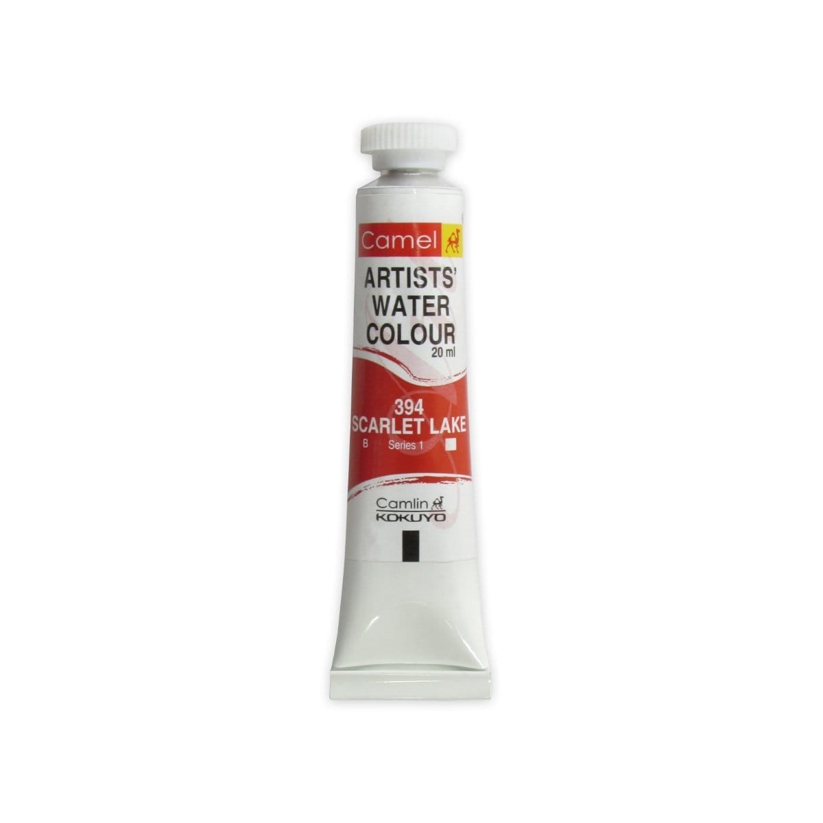 Camel Artist Watercolour Tubes (20 ml) - Series 1 - Scarlet Lake (394) Camel Camlin Artists Watercolor Tube 20ml Scarlet Lake Camel Artist Watercolour Tubes (20 ml) - Series 1 - Scarlet Lake (394)