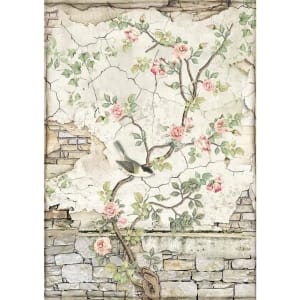 Stamperia Rice Paper A4 - Little Bird on Branch