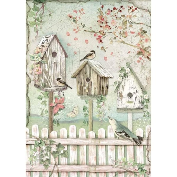 Stamperia Rice Paper A4 - Nests