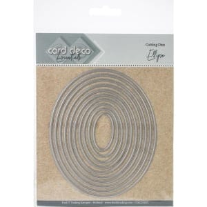 Find It Trading Card Deco Essentials Nesting Cutting Dies - Ellipse / Oval