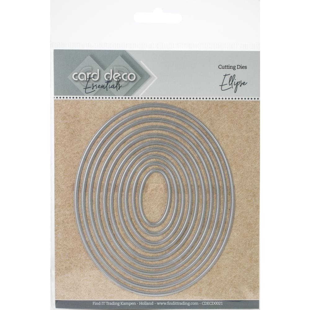 Find It Trading Card Deco Essentials Nesting Cutting Dies - Ellipse / Oval Find It Trading Ellipse Dies Find It Trading Card Deco Essentials Nesting Cutting Dies - Ellipse / Oval