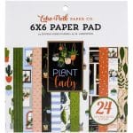 Echo Park paper pad - Plant Lady (6by6 inch)