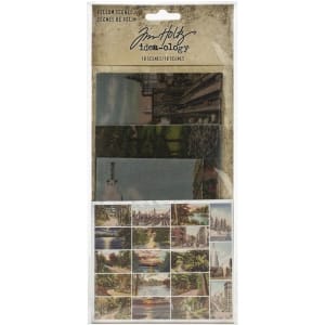 Tim Holtz Idealogy Vellum Scenes 18/Pkg