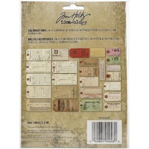 Tim Holtz Idea-Ology Salvaged Tags 25/Pkg