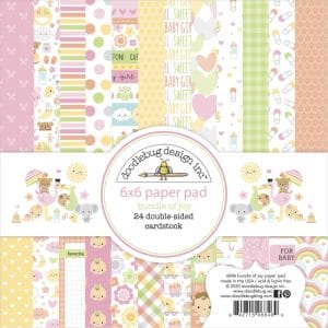 Doodlebug Double-Sided Paper Pad 6"X6" 24/Pkg Bundle Of Joy