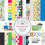 Doodlebug Double-Sided Paper Pad 6"X6" 24/Pkg School Days