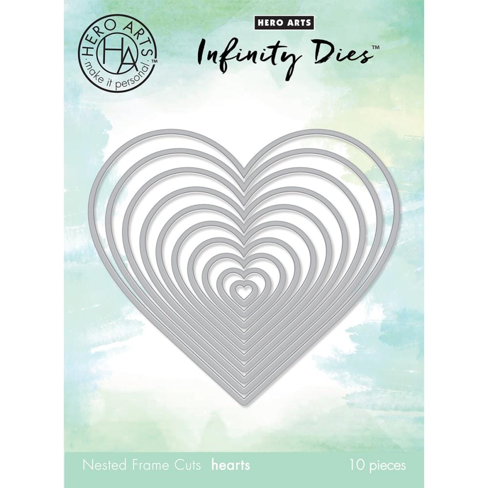 Hero Arts Infinity Dies - Nesting Hearts hero Arts infinity dies hearts Hero Arts Infinity Dies - Nesting Hearts
