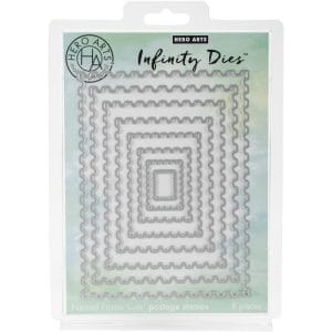 Hero Arts Infinity Dies - Nesting Postage Stamps