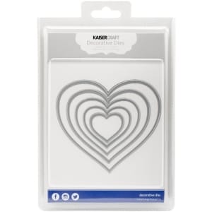 Kaisercraft Decorative Die - Nested Hearts