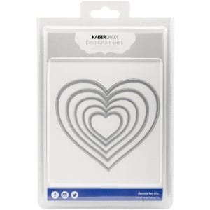 Kaisercraft Decorative Die - Nested Hearts
