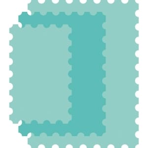 Kaisercraft Decorative Die - Nesting Postage Stamp