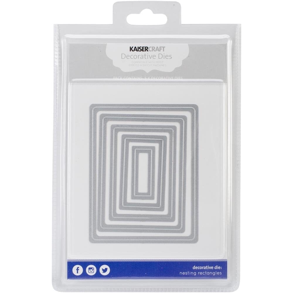 Kaisercraft Decorative Die - Nesting Rectangles kaisercraft dies nesting rectangles Kaisercraft Decorative Die - Nesting Rectangles