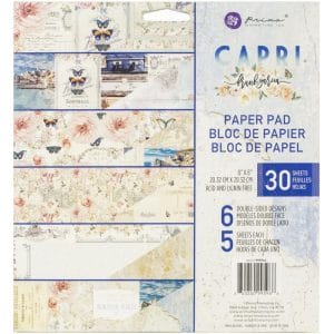 Prima - Capri - 8by8 Paperpack (30 double sided sheets)
