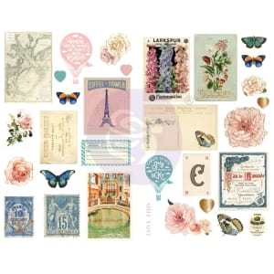 Prima Marketing Capri Chipboard Stickers 31/Pkg