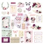 Prima Pretty Mosaic Cardstock Ephemera 38/Pkg