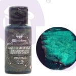 Prima Finnabair Art Alchemy Liquid Acrylic Paint 1 Fluid Ounce - Emerald