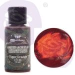 Prima Finnabair Art Alchemy Liquid Acrylic Paint 1 Fluid Ounce - Tiger Orange