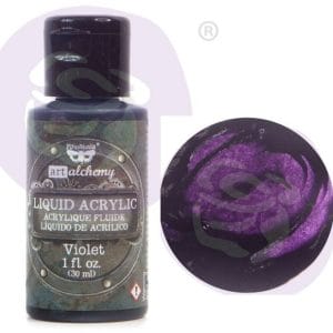 Prima Finnabair Art Alchemy Liquid Acrylic Paint 1 Fluid Ounce - Violet