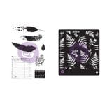 Prima Marketing Midnight Garden Cling Rubber Stamps & Stencil