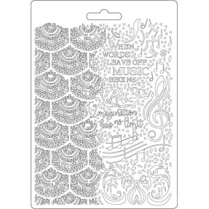 Stamperia Soft Maxi Mould A5 - Music