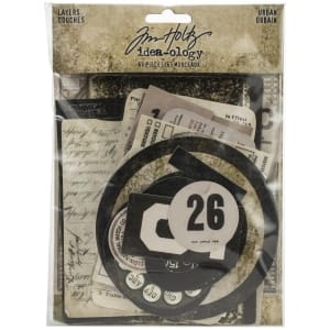 Tim Holtz Idealogy Layers 65/Pkg - Urban