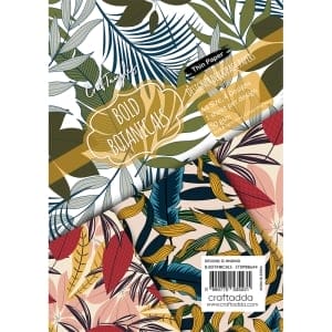 CrafTangles Decoupage Paper Pack - Bold Botanicals (A4) - 4 sheets