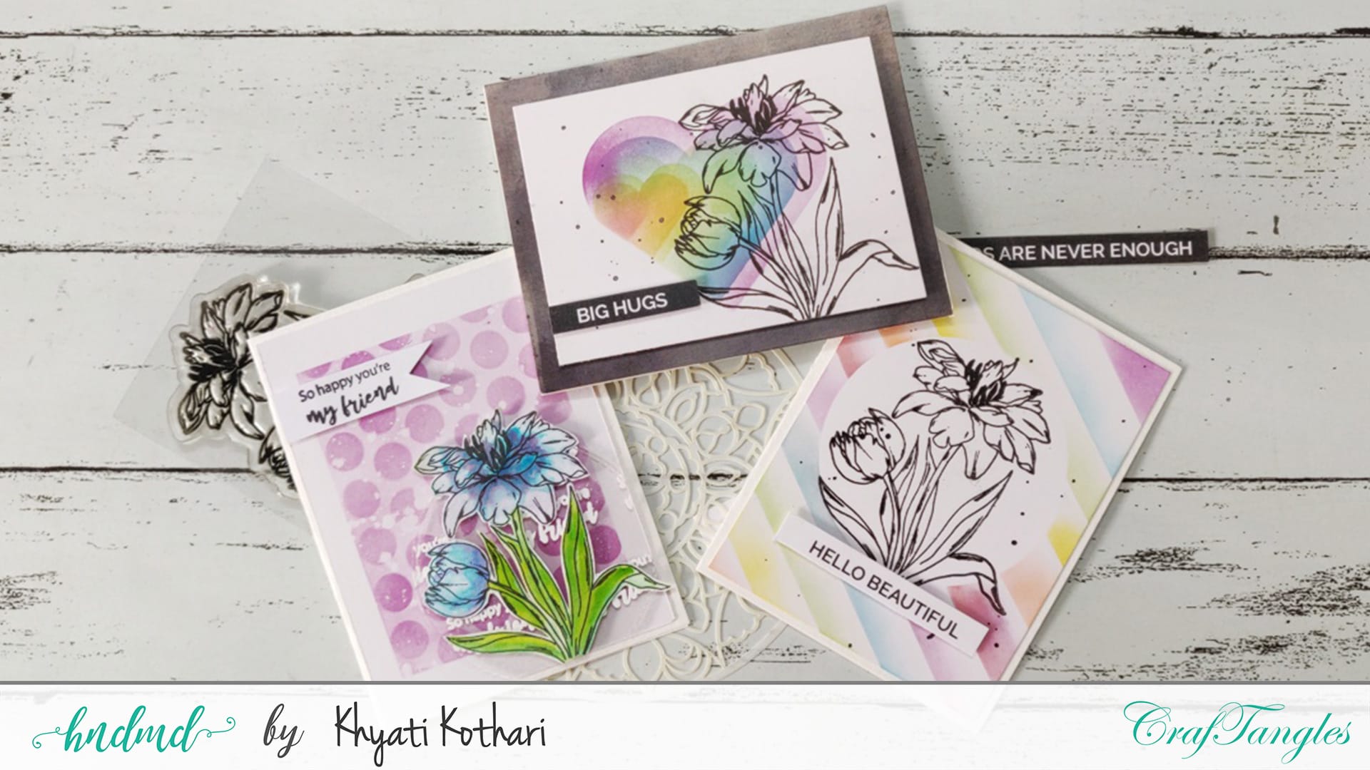 CrafTangles Photopolymer Stamps - You are in my Thoughts Cardmaking101 master class 1 Cardmaking101_master_class_1