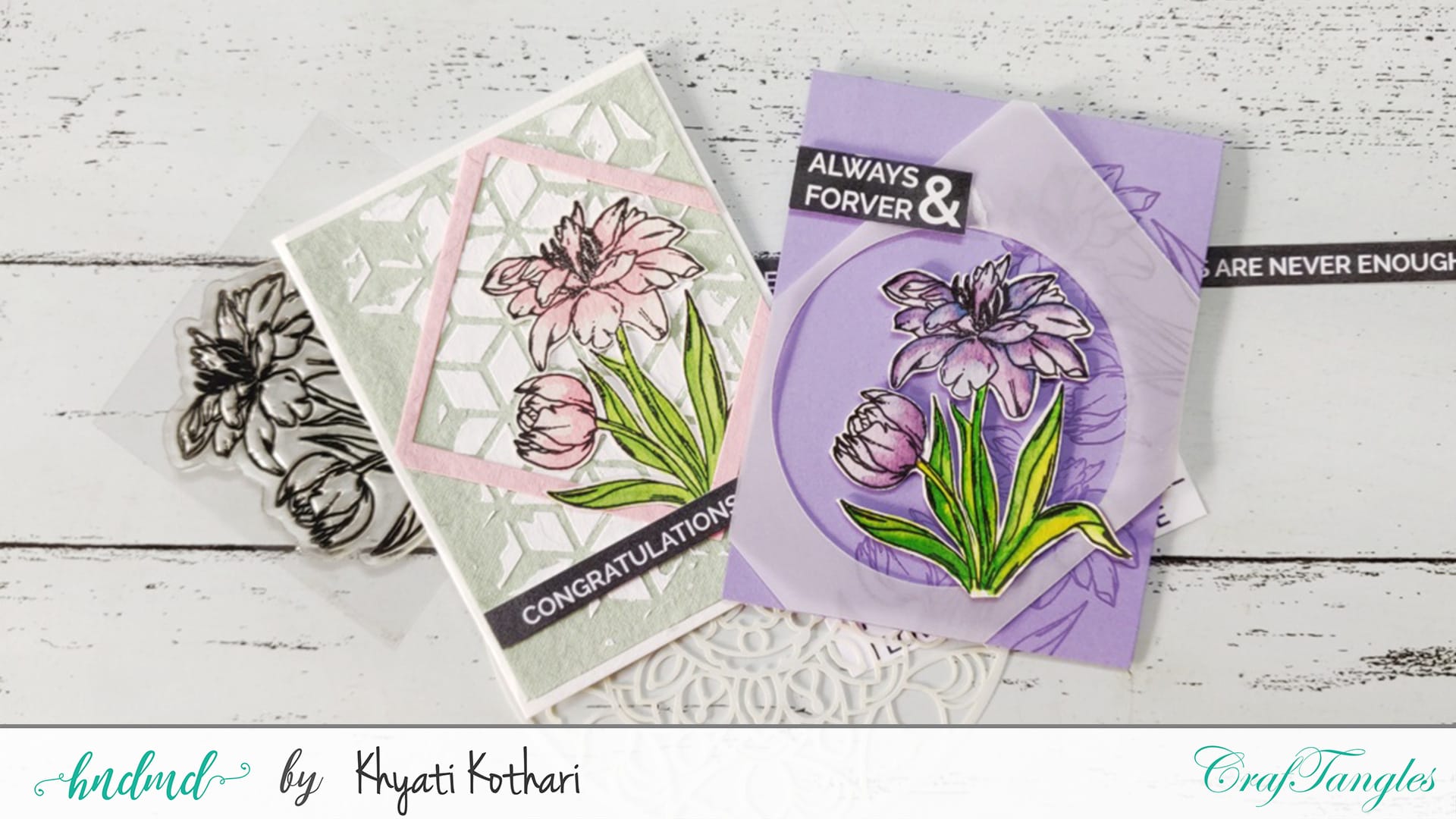 CrafTangles Photopolymer Stamps - You are in my Thoughts Cardmaking101 master class 2 Cardmaking101_master_class_2