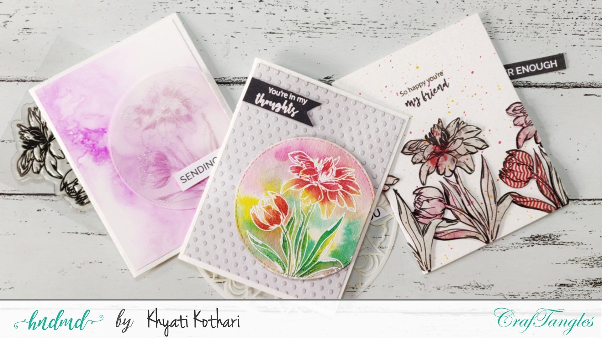 CrafTangles Photopolymer Stamps - You are in my Thoughts Cardmaking101 master class 4 Cardmaking101_master_class_4
