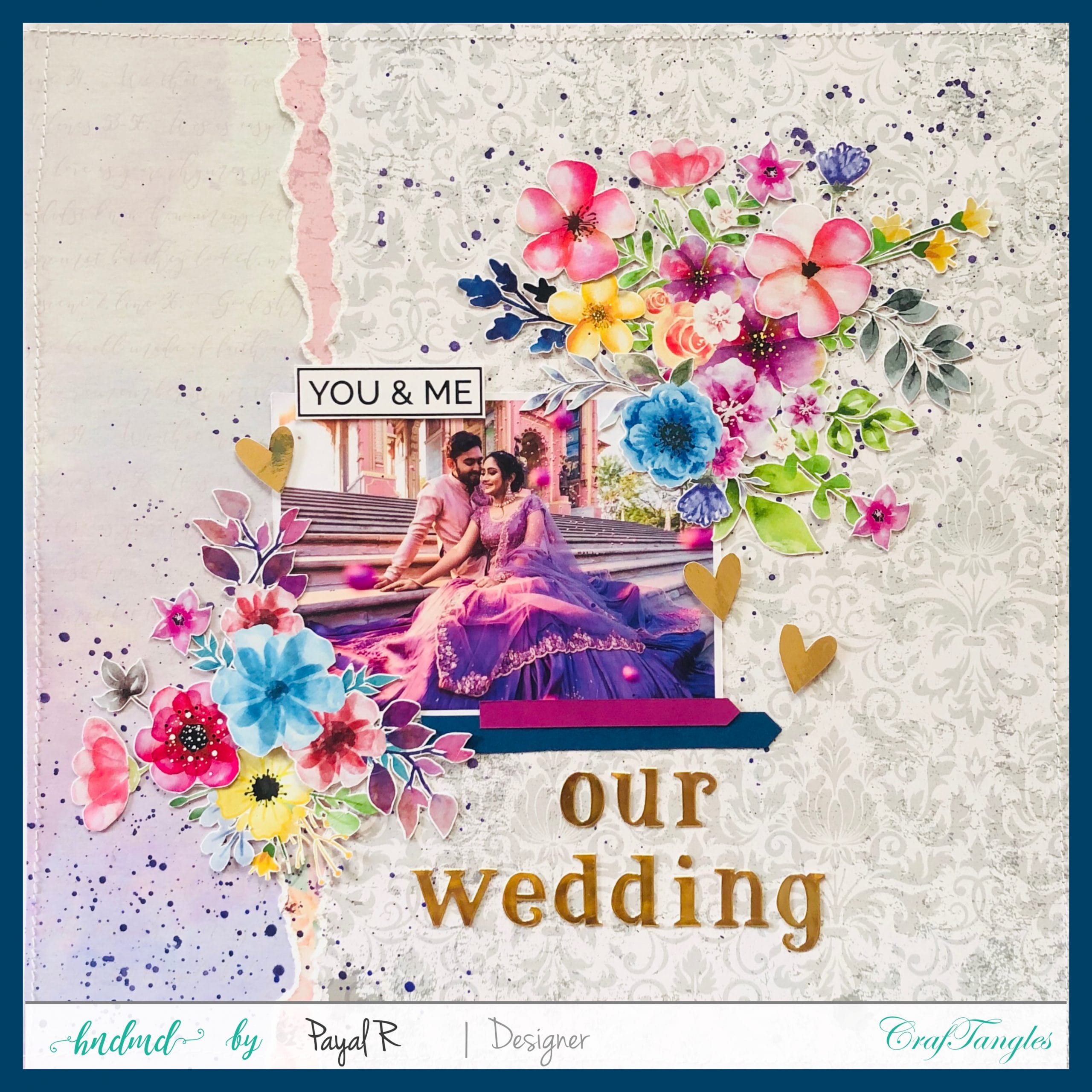 CrafTangles Scrapbook Paper Pack - Wedding Bells (12"x12") CrafTangles Wedding Bells Album 10 CrafTangles_Wedding_Bells_Album_10