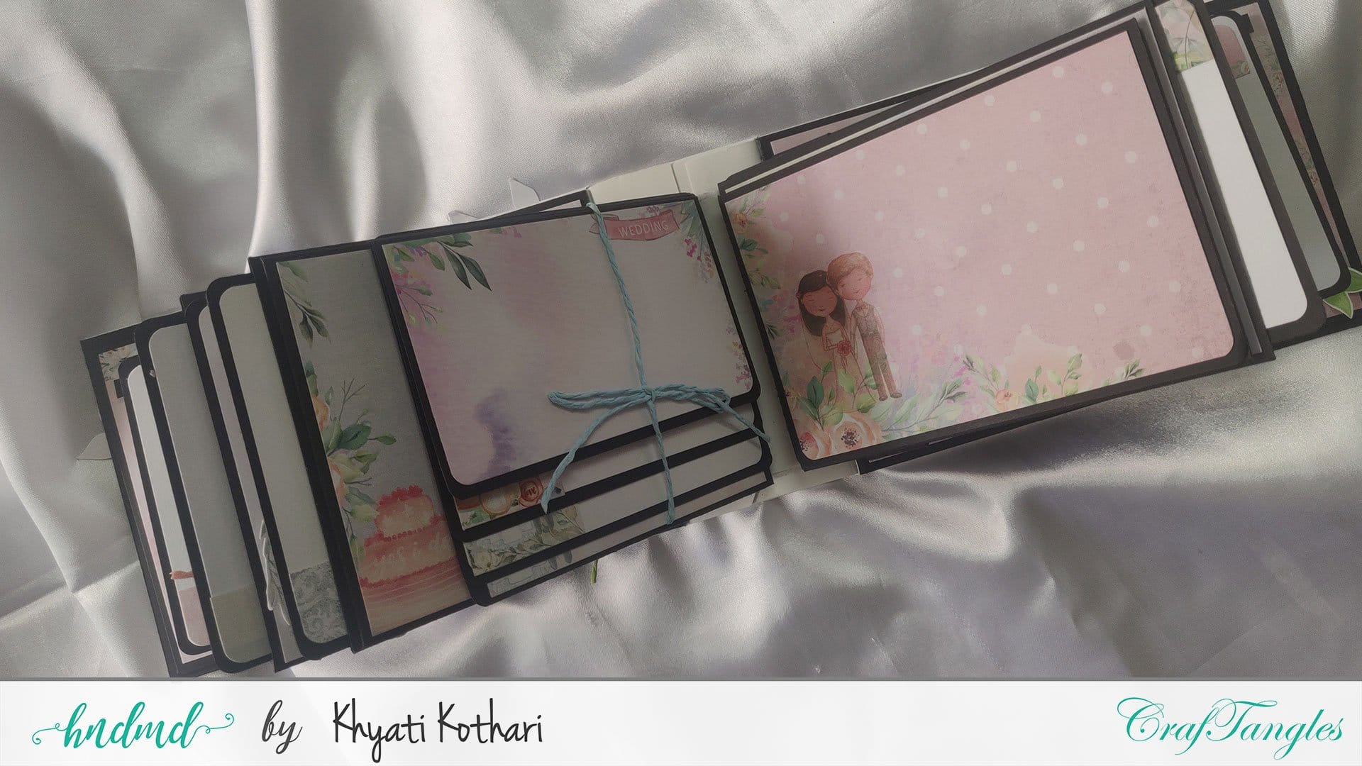 CrafTangles Scrapbook Paper Pack - Wedding Bells (12"x12") CrafTangles Wedding Bells Album 5 CrafTangles_Wedding_Bells_Album_5