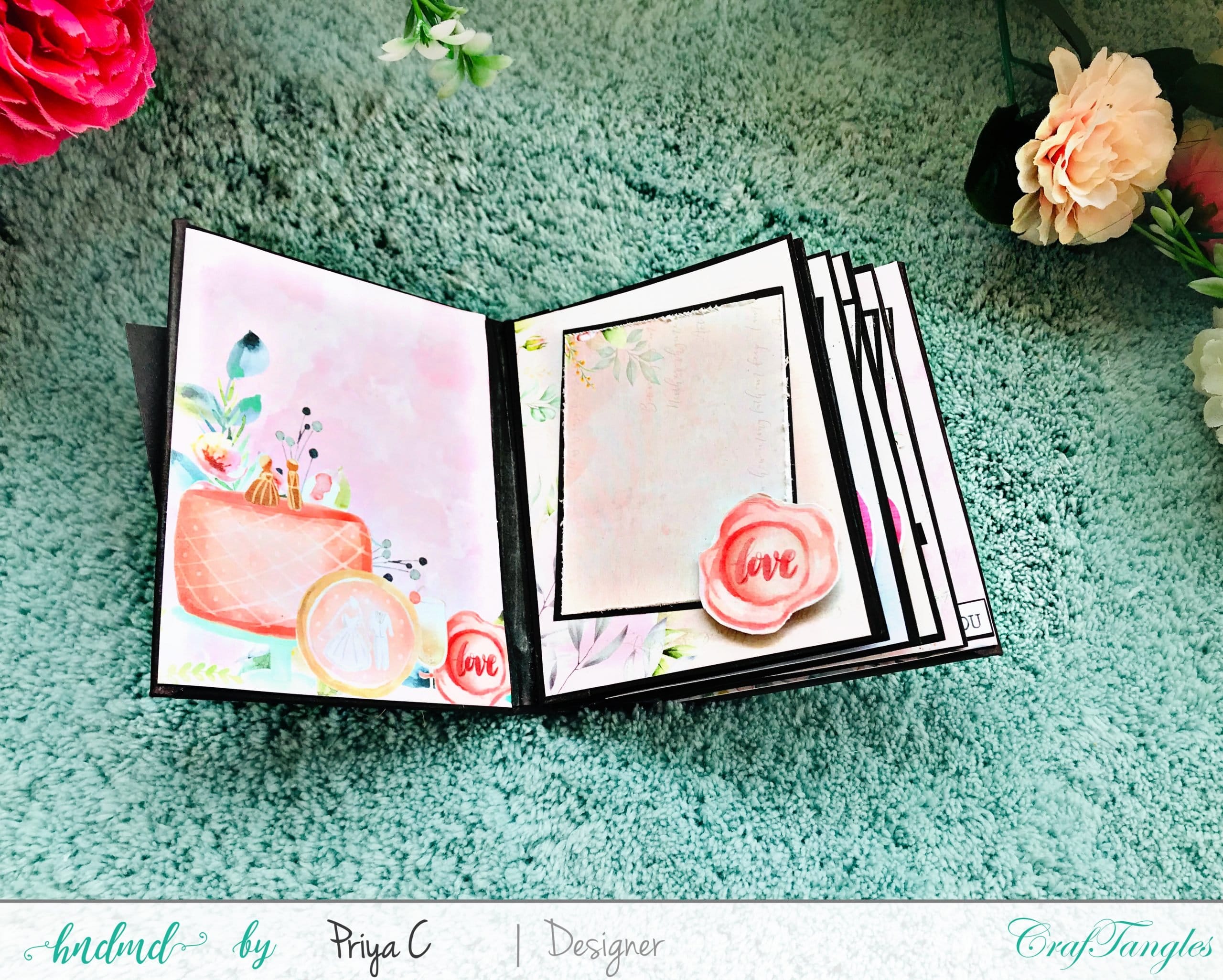 CrafTangles Scrapbook Paper Pack - Wedding Bells (12"x12") CrafTangles Wedding Bells Album 9 CrafTangles_Wedding_Bells_Album_9