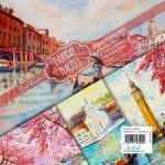 CrafTangles Decoupage Paper Pack  - Everyday Places 2 (12 by 12 inch) - 4 sheets