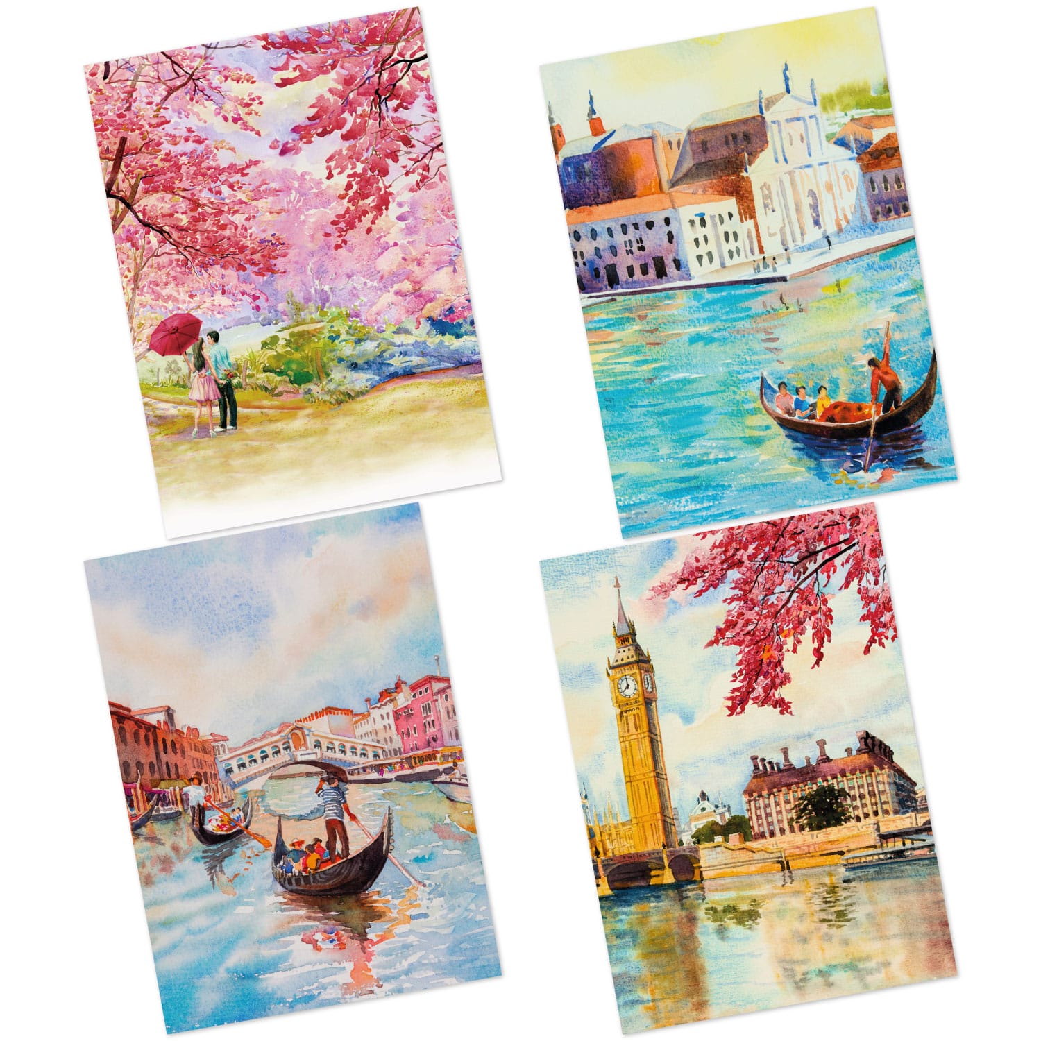 CrafTangles Decoupage Paper Pack - Everyday Places 2 (A4) - 4 sheets Everyday Places 2 Amazon 4 Images Everyday-Places-2-Amazon-4-Images