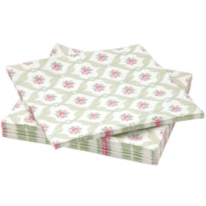 A pack of 12 by 12 inch Decoupage Napkins (5 pcs) - Floral Pattern